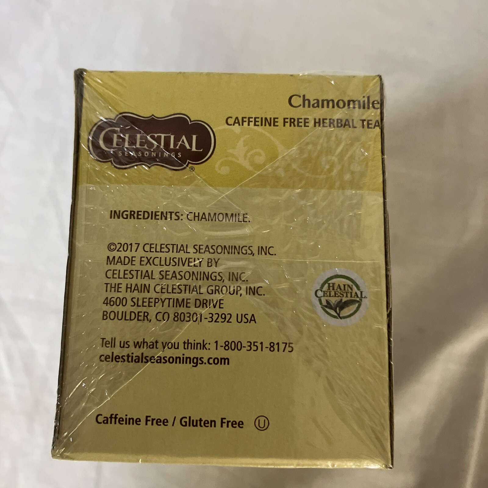 Lot of 2 Celestial Seasonings Chamomile Herbal 20 Tea Bags Each BB 3/23/25 FS!