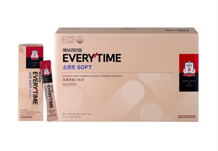 6 Year Korean Red Ginseng Extract Everytime Soft 10ml x 20 Sticks/ 30 sticks