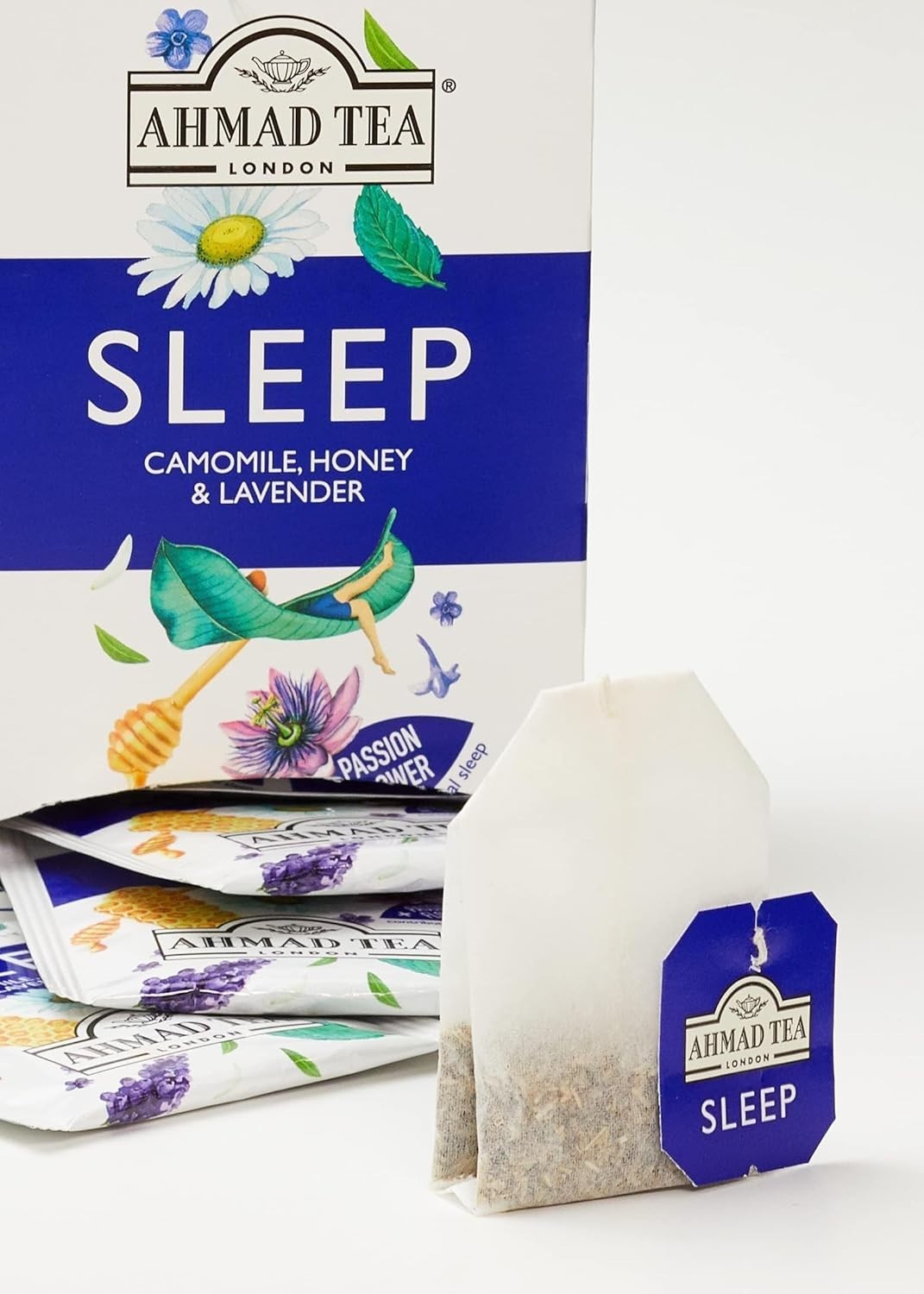Sleep Tea: Chamomile, Honey & Lavender, 20 Count, Natural Benefits