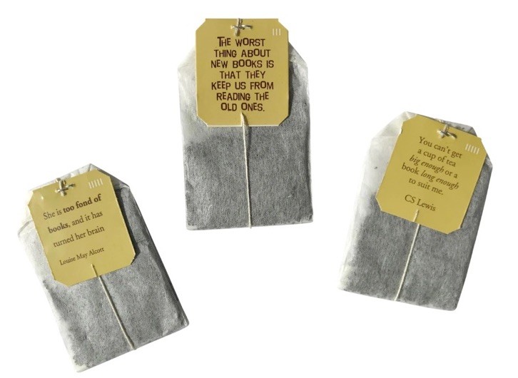 Novel Teas Bag Ladies Tea- 25 Individually Tagged Literacy Teabags