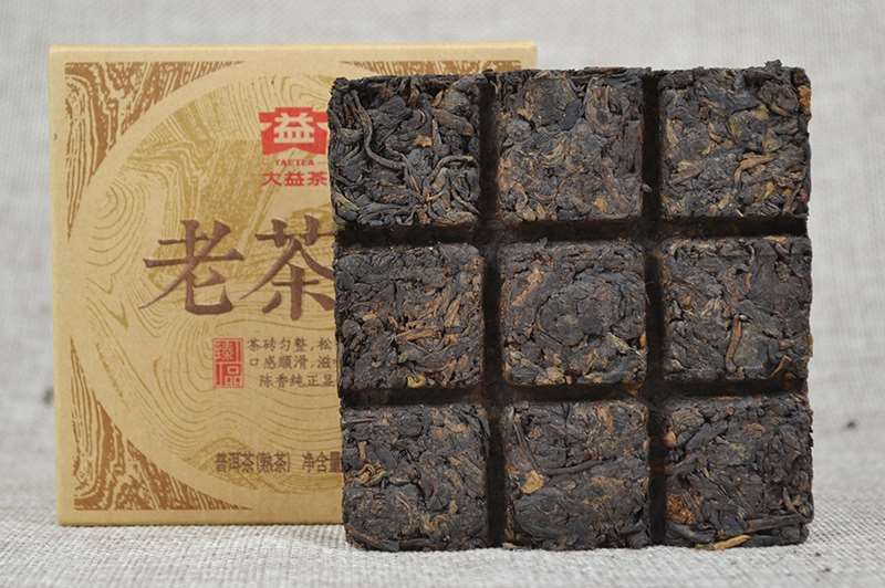 TAETEA Lao Cha Tou * 2014 Menghai Dayi Pu-erh Brick Ripe Puer Tea Brick 100g