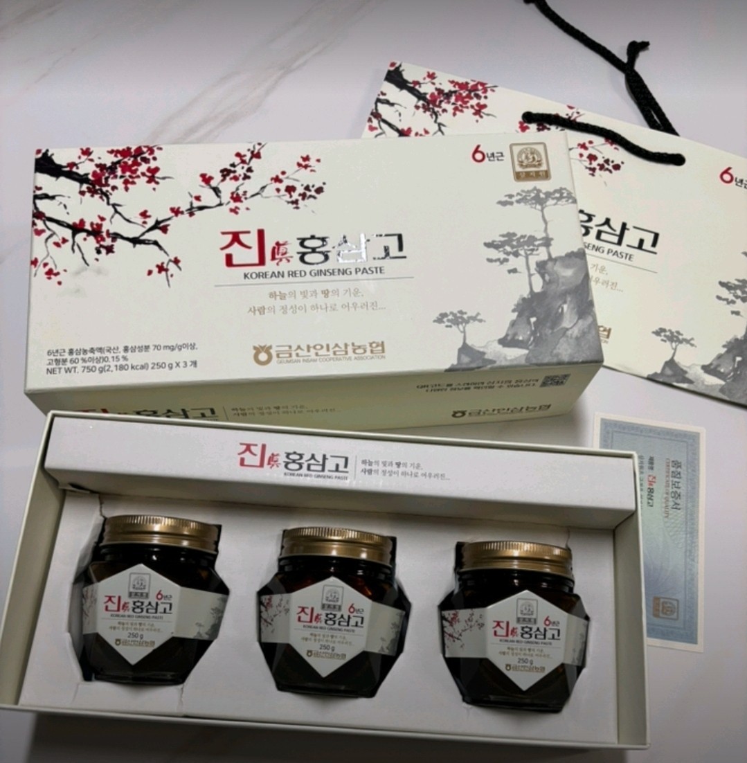 [Geum San Ginseng Nonghyup] Korean Red Ginseng Paste 240g*3