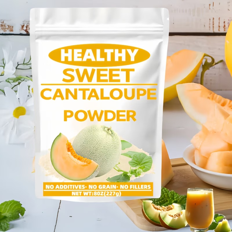 Vegan Natural Cantaloupe Powder Freeze-dried to Lock Freshness Full Of Vitamin C