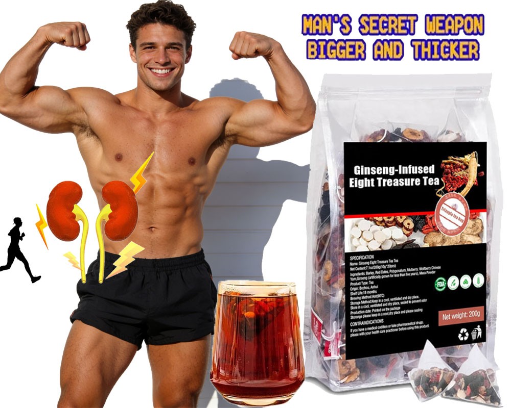 5Box Ginseng-infused Eight Treasure Tea Kidney Ginseng Wolfberry Mulberry Health