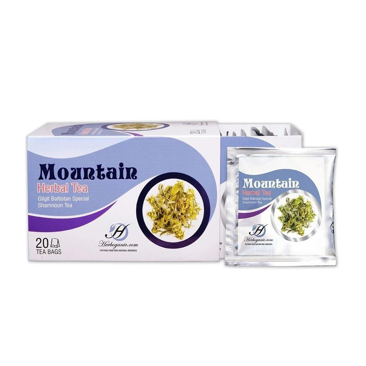 Natural Mountain Herbal Tea-Refreshing Blend for Relaxation and Wellness-Pack 3
