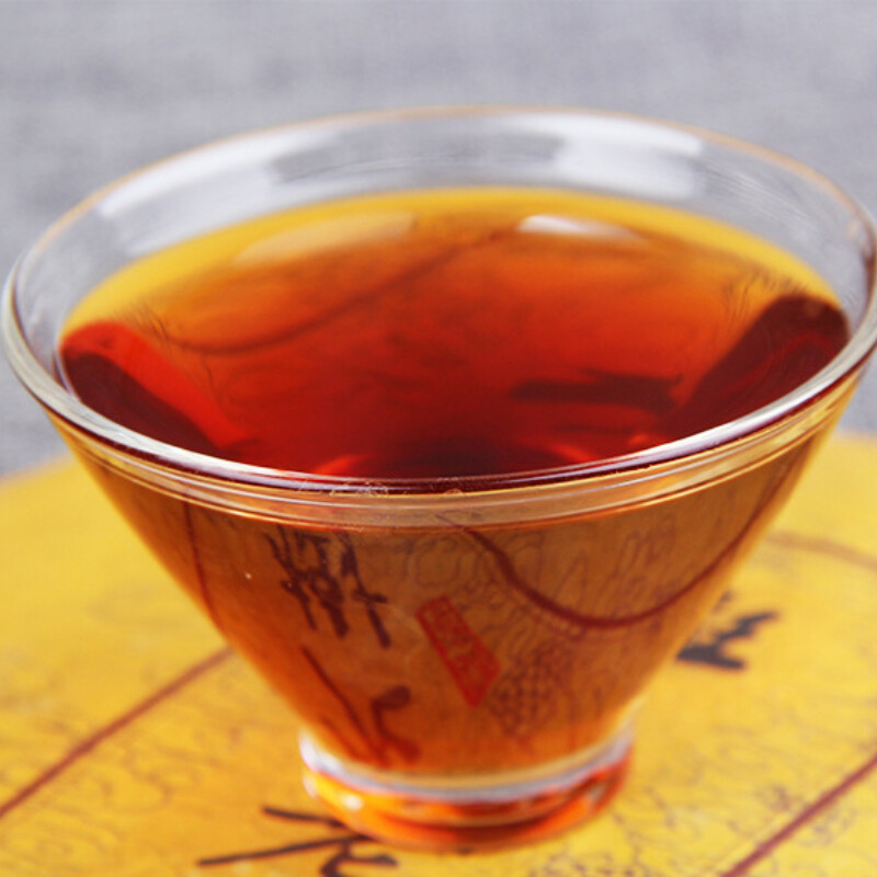 Organic Pu’er Tea Black Tea Menghai Seven Sub-cake Tea 357g Yunnan Ripe Puer Tea
