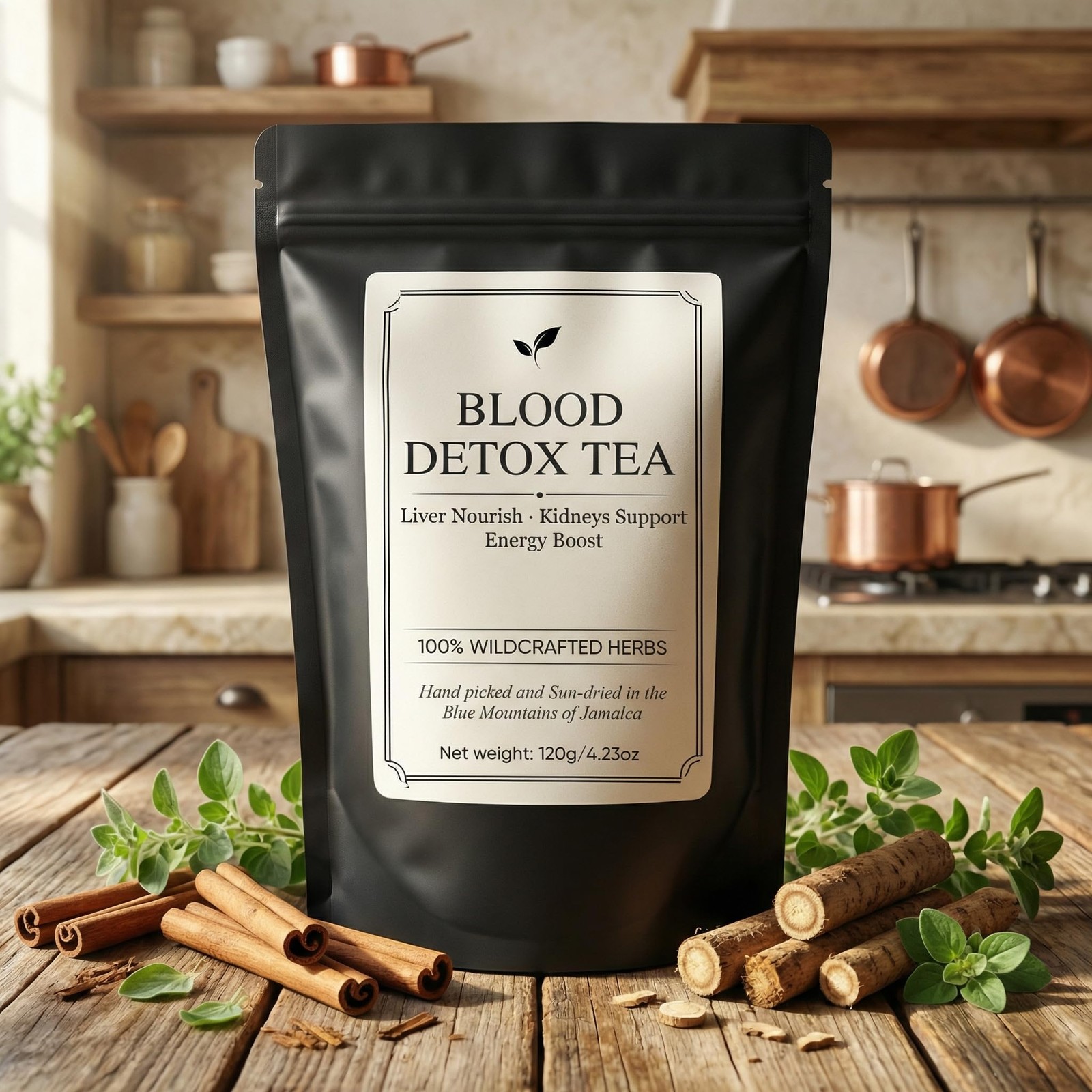 Jamaican Healing Garden Blood Detox Tea Wildcrafted Herbs with Guaco Oregano 1
