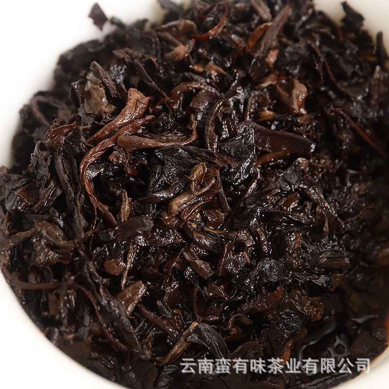50g Yunnan Pu’er Tea LeXingXiang Banzhang Golden Bud Brick Aged Palace Ripe Tea