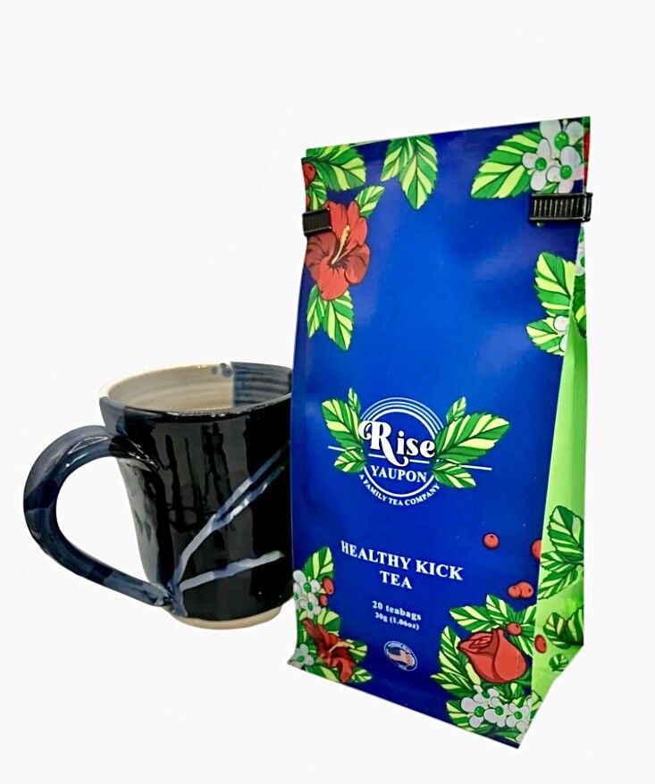 Tea Blend Antioxidant Healthy Kick Organic Yaupon Holly Tea (1 Pack 20 Bags)