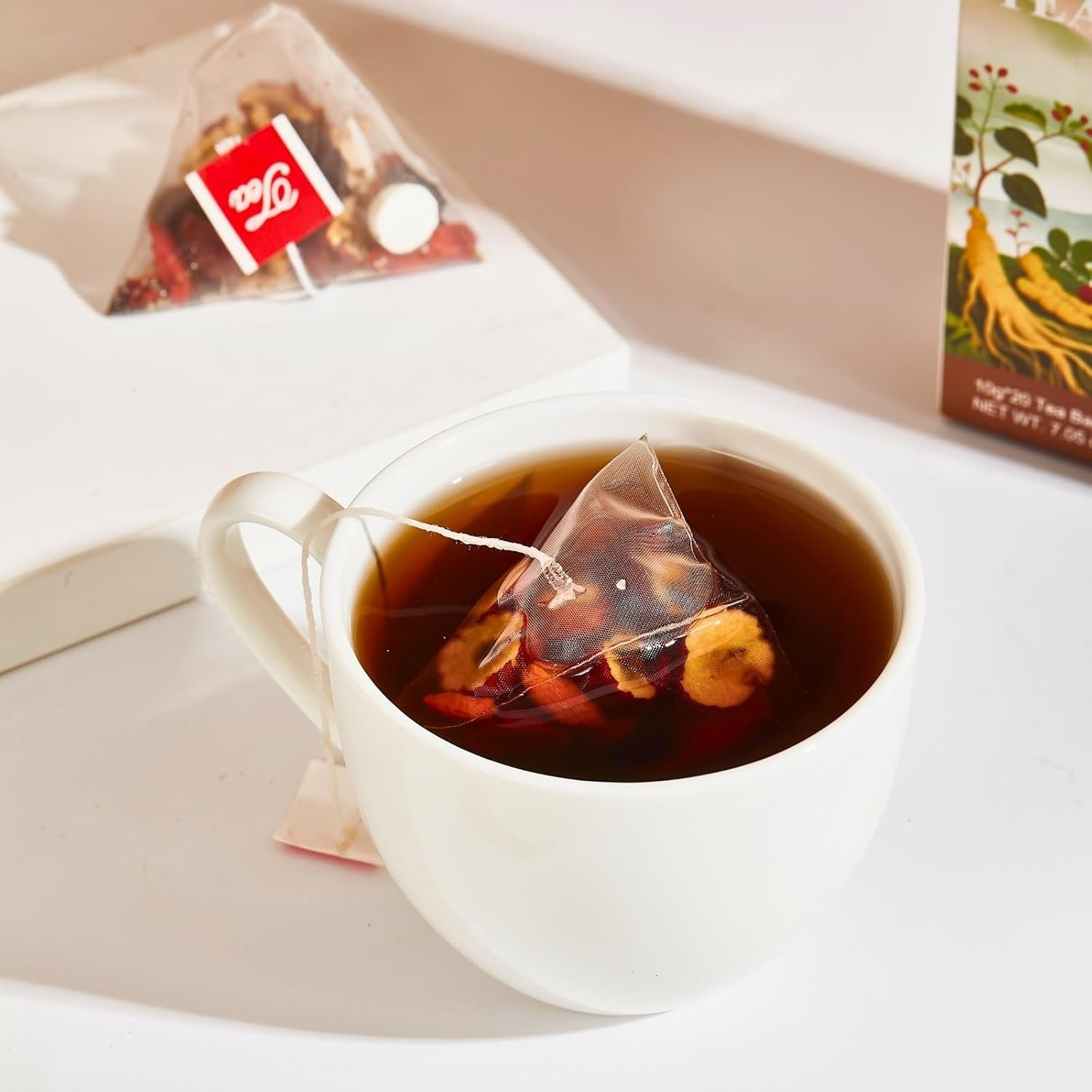 Kidney Tea Formula Ginseng Six Treasure Tea – 10G X 20 Bags Ginseng & Mulberry H