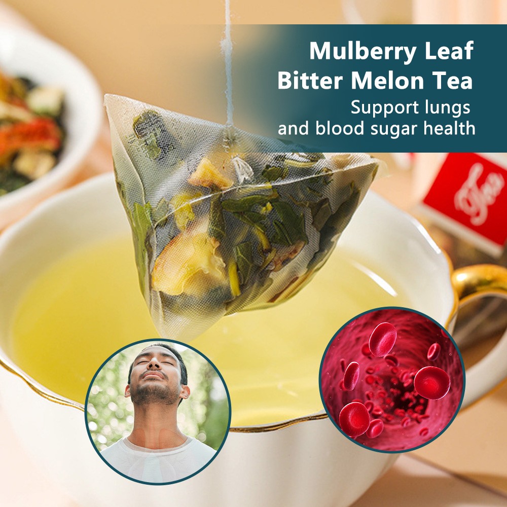 Mulberry Leaf Bitter Melon Tea Helps Maintain Healthy Blood Sugar Levels 150g