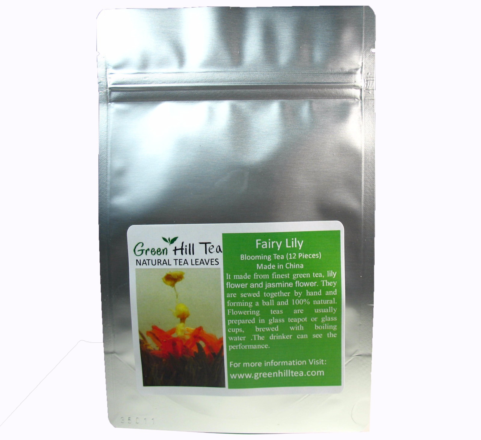 Fairy Lily Blooming Tea Green Tea Flower Tea 12 PCS In A Bag