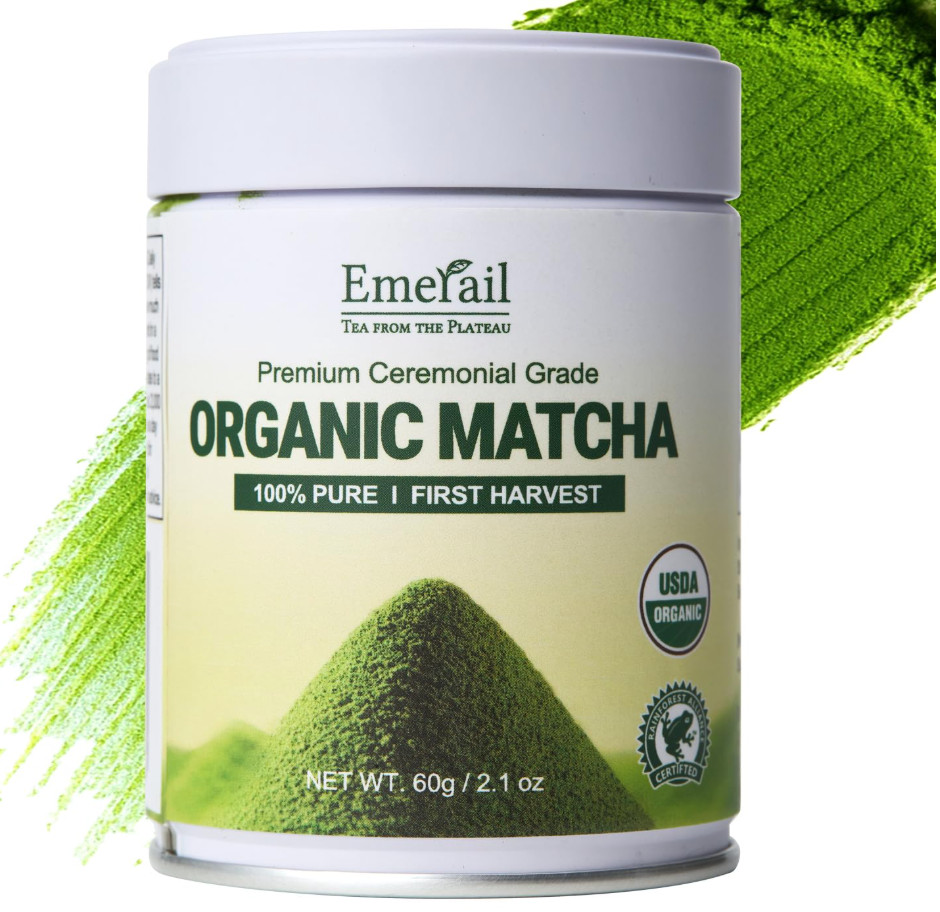 Organic Ceremonial Grade Matcha 100% Pure USDA-Certified, Sugar-Free Gluten-Free