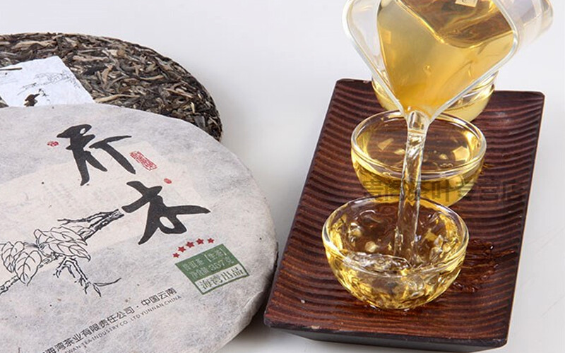 2013 Haiwan Old Comrade Five Star Arbor 357g Qiaomu Puerh Tea Age-Fermeted Tea