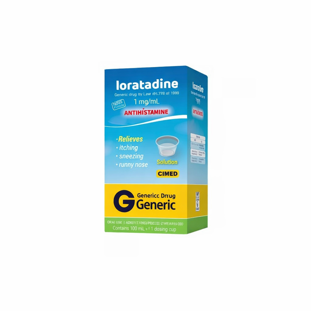 Loratadina Xarope 100ml Anti-Alergico Loratadine Syrup – 100ml | Anti-Allergy