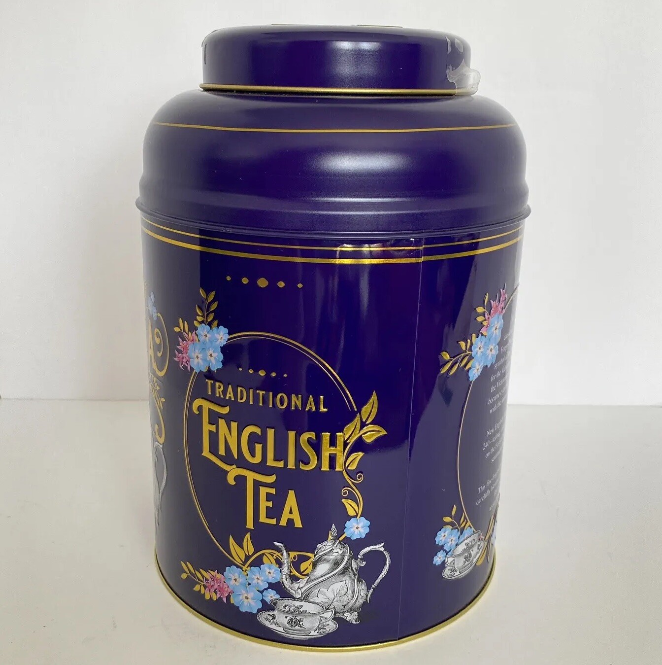 Traditional English Teas Vintage Victorian Tin Fine Ceylon Breakfast 240 Bags