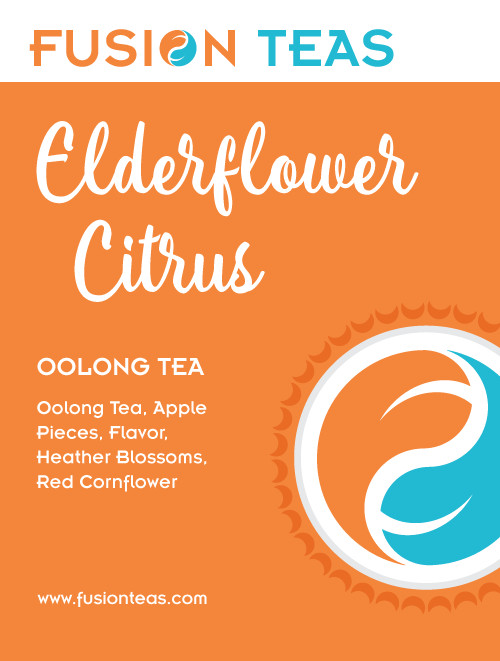 Elderflower Citrus Oolong Tea – Loose Leaf Blend – Fusion Teas