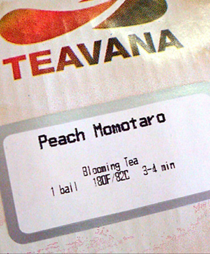 🌻🍑 NEW! TEAVANA 2 Oz PEACH MOMOTARO BLOOMING WHITE TEA SEALED BAG 🍑 RARE! 🌻