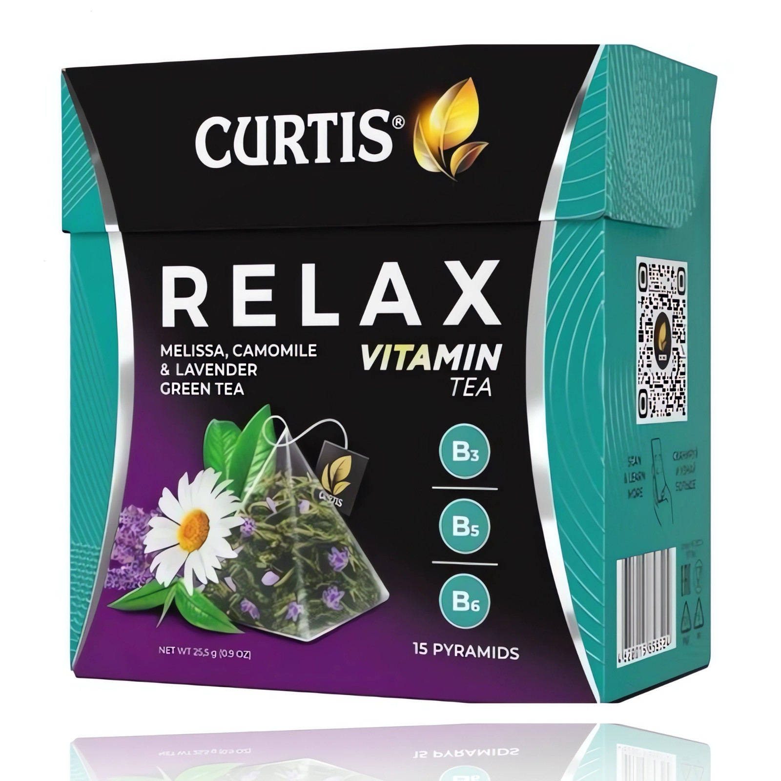 Curtis Relax With Chamomile Green Tea 15 Tea Pyramids