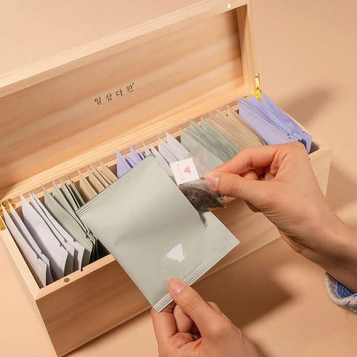 KOREAN Traditional TEA Gift Set 8 Types 40 Tea Bag Luxury Gift BOX SSANGGYE TEA