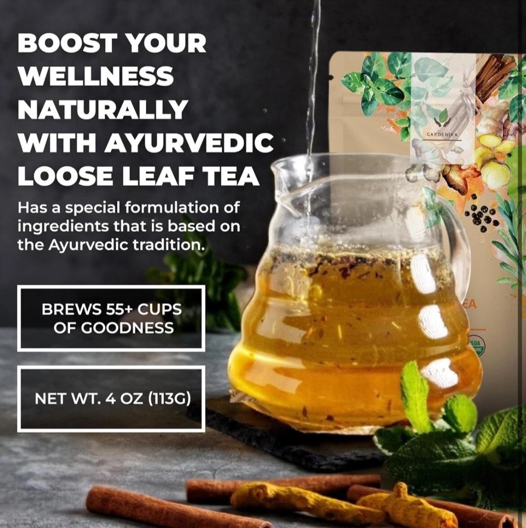 Gardenika Organic Anti-Inflammatea Loose Leaf Tea – Pack of 2 (4oz Each) – New