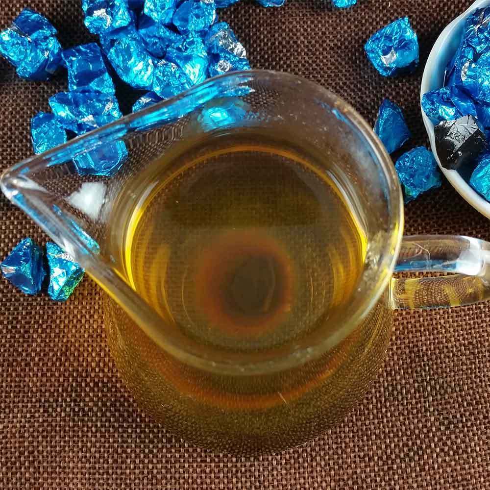 2011 Raw Chagao Puer Shen Pu-erh Cream Cha Gao Sheng Resin Blue Foil Packing