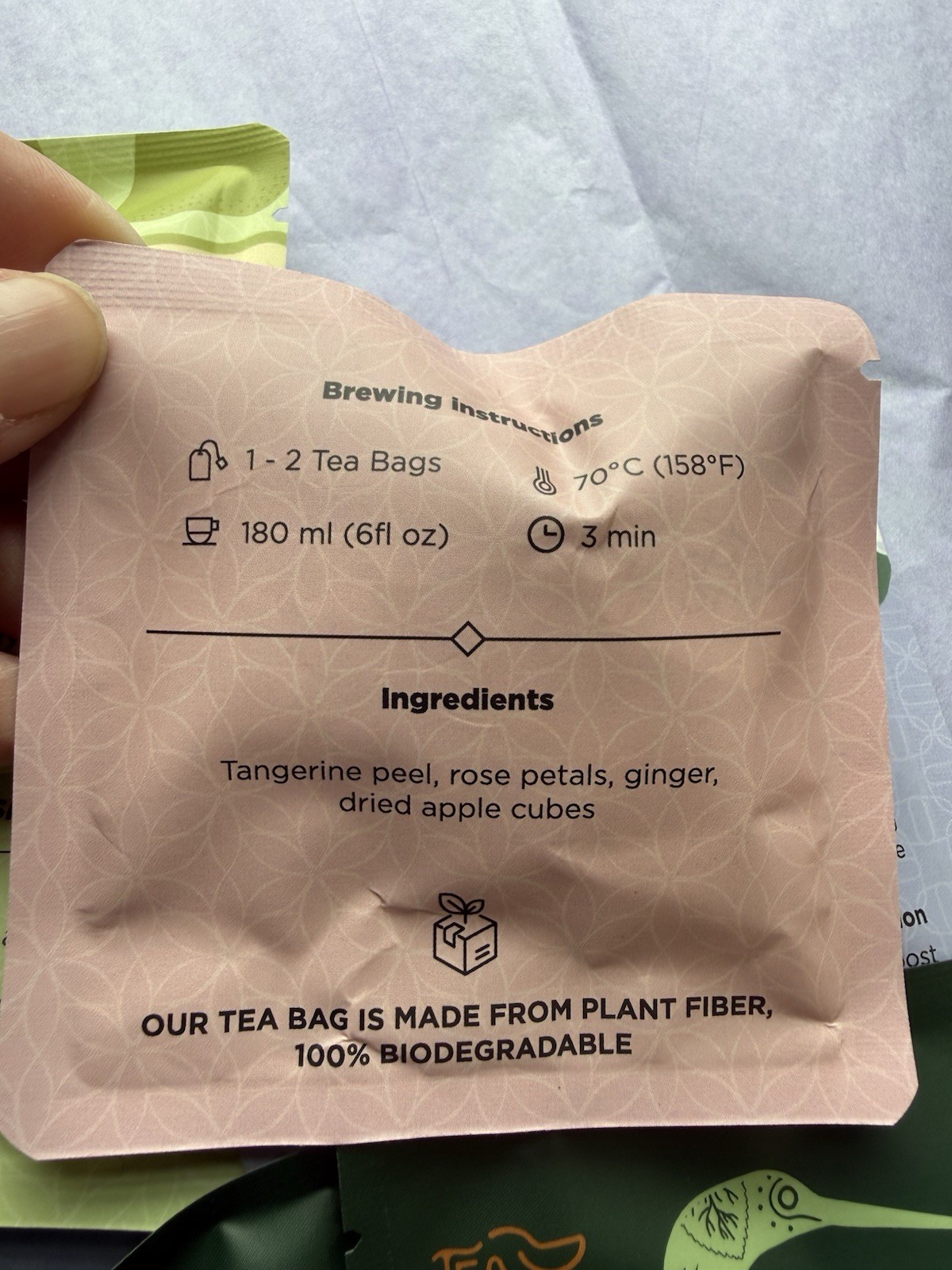 12 Individual Tea Facto Tea Bags As Shown