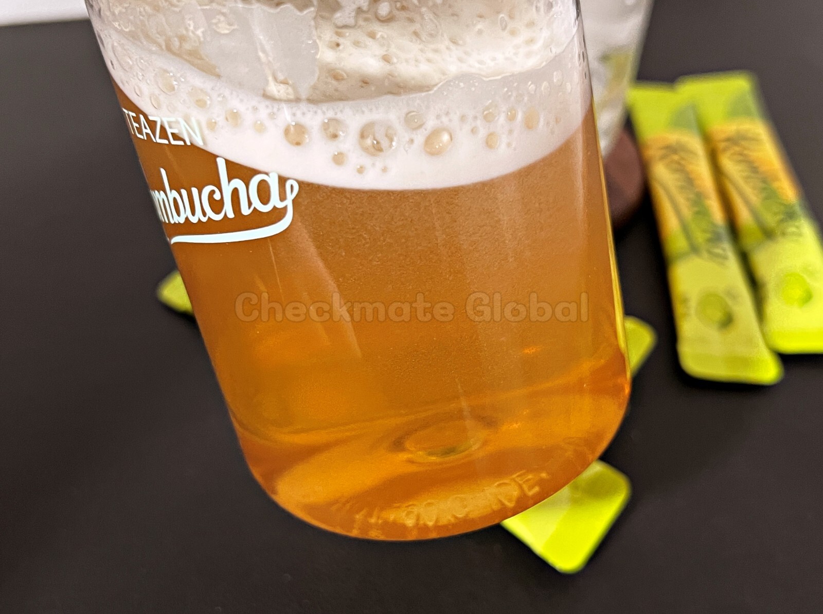 TEAZEN Kombucha Korean Plum 30 Sticks | Sugar-Free Prebiotic