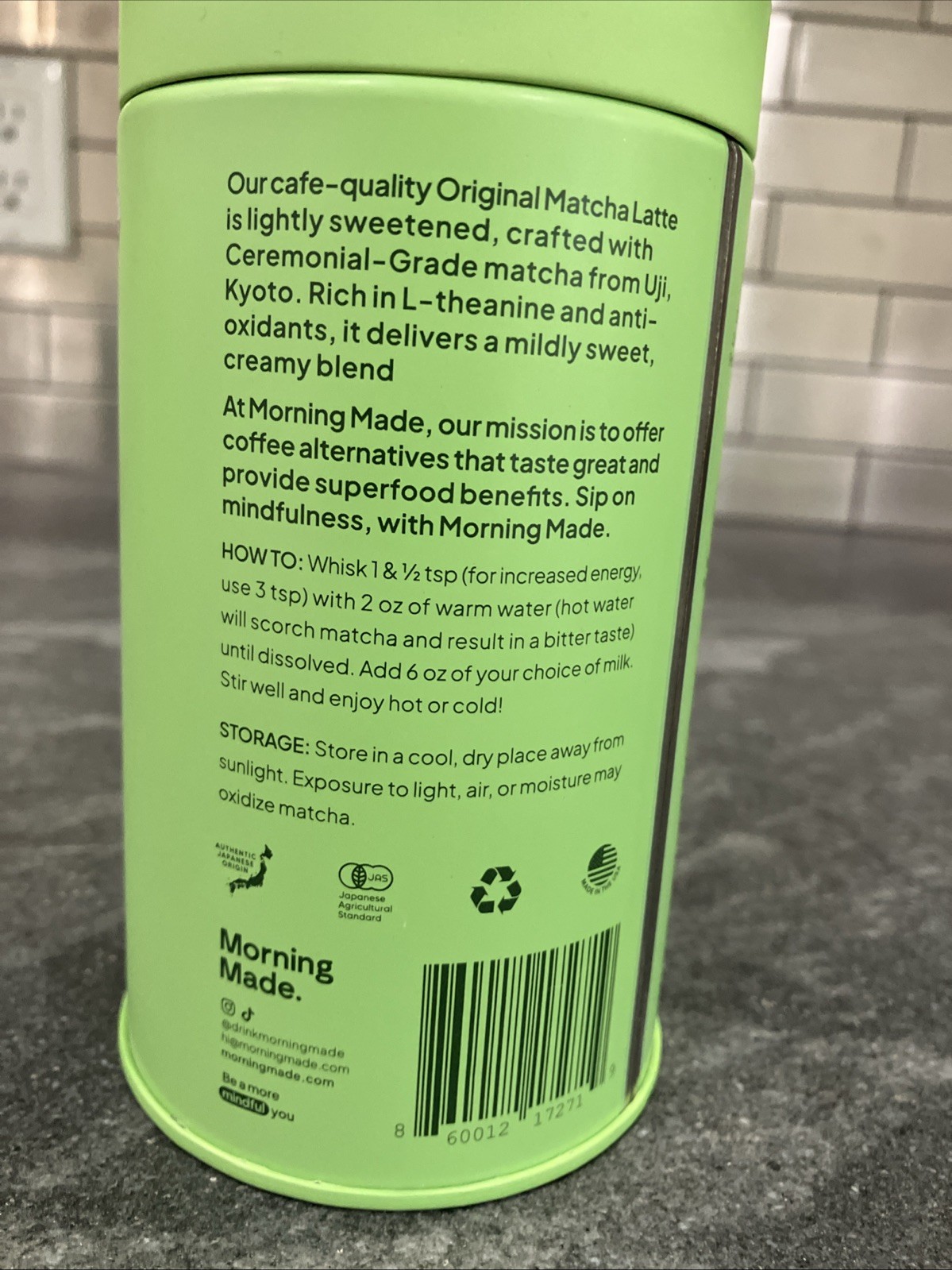 Morning Made. Organic Matcha Latte 300g 3 Pack- Original, Strawberry, Vanilla