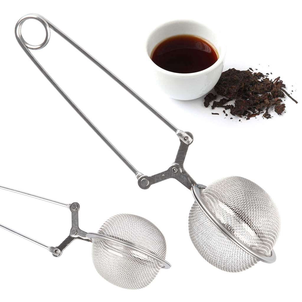 4 Packs Tea Mesh Stainless Steel Strainer with Handle Ball Shape Tea Infuser US