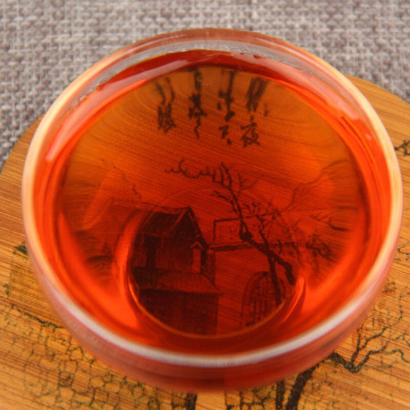 1000g Bamboo Shell Old Pu’er Tea Brick Yunnan Ancient Tree Big Leaf Pu-erh Tea