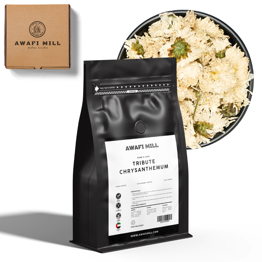 AWAFI MILL Tribute Chrysanthemum Flowers – 250 g | 9 Oz