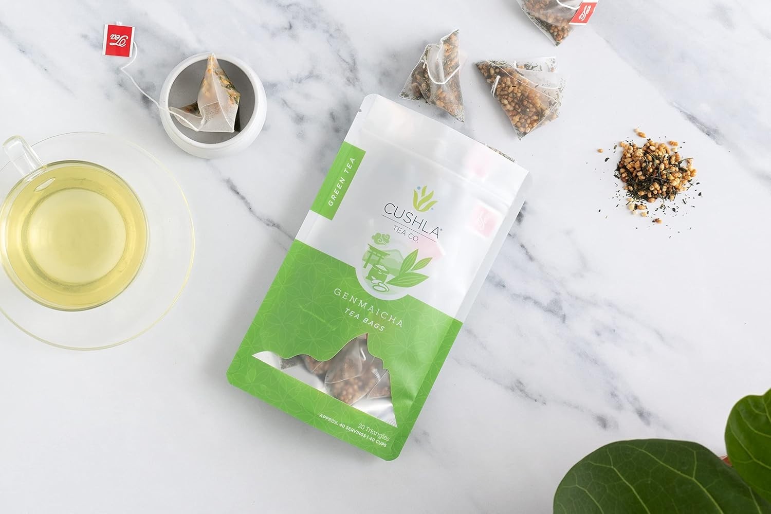 Genmaicha Green Tea Premium Sencha & Roasted Rice – Japanese Genmai Cha
