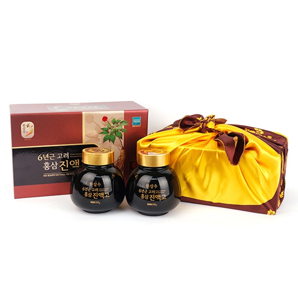 Hansamsu 6 Years Korean Red Ginseng Extract 500g x 2 Jars 1KG Saponin Panax