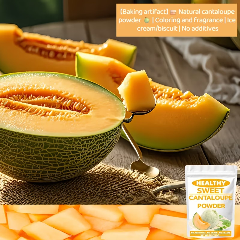 Vegan Natural Cantaloupe Powder Freeze-dried to Lock Freshness Full Of Vitamin C