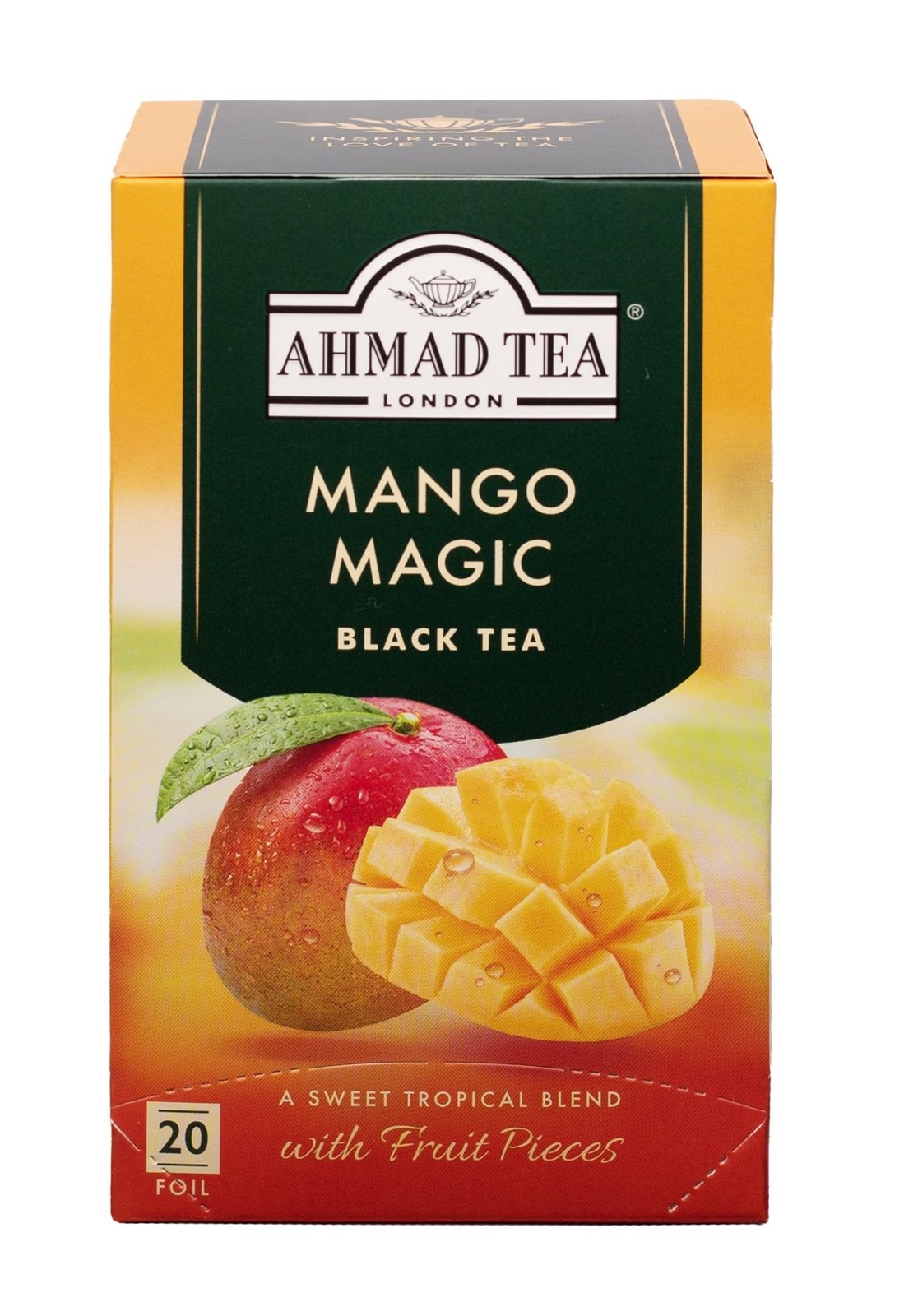 Mango Magic Black Tea 20-Count Boxes Pack of 6