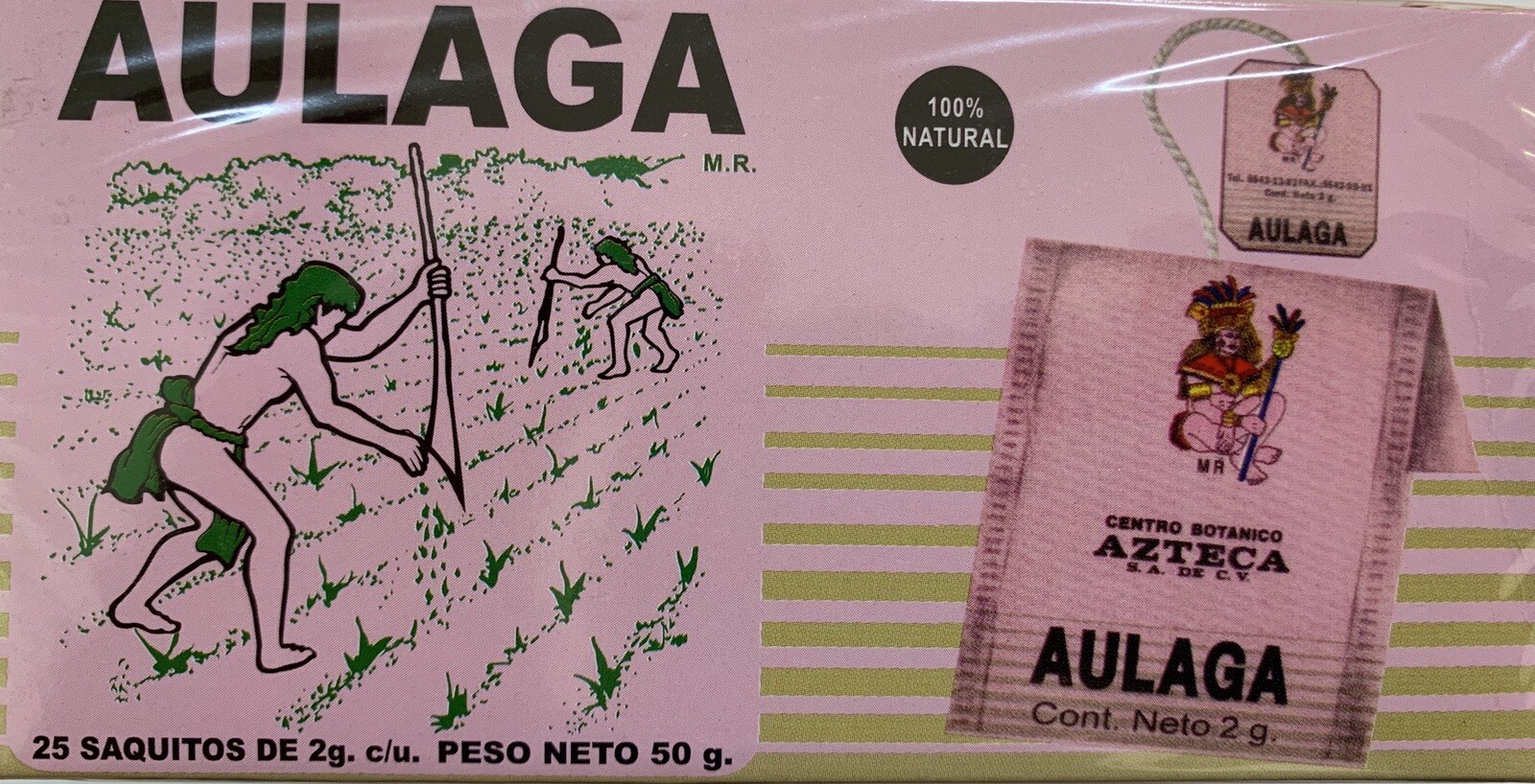Te de Aulaga 2 Pack 50 Tea Bags Cuachalalate Arando Tlanchichinole