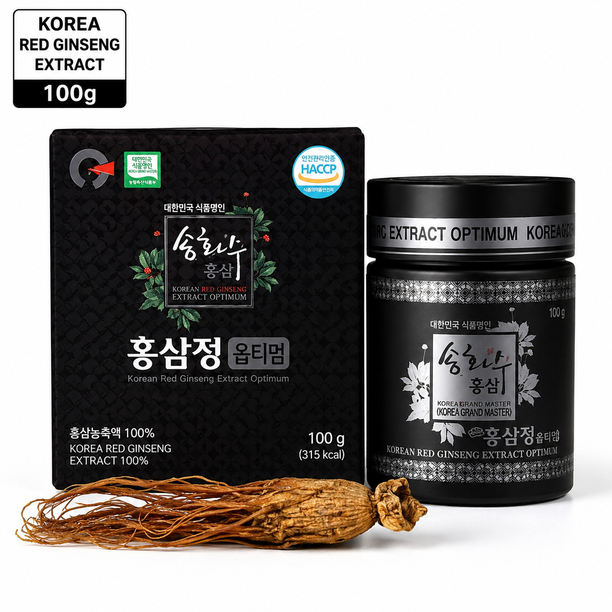Korean 6 Years Red Ginseng Concentrate Optimum 100g by Songhwa Su