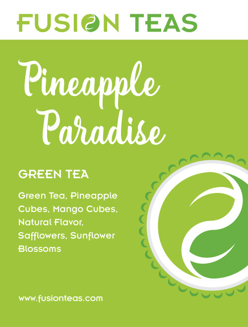 Pineapple Paradise Green Tea – Tropical Loose Leaf Blend – Fusion Teas