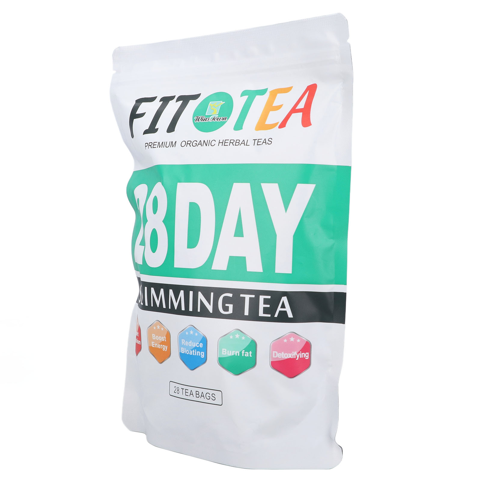 28 Day Herbal Green Tea Individually Packaged Professional Grinding Process Tea