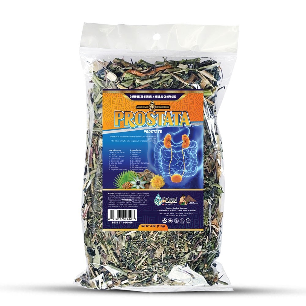 Prostata Compuesto Te Herbal 4 oz. Prostate Compound Tea 4 Oz. Natural de Mexico