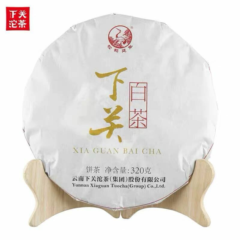 Xiaguan Jinggu Yue Guang Bai Moonlight White Pu’er Pu-erh Tea Cake 2018 320g Raw