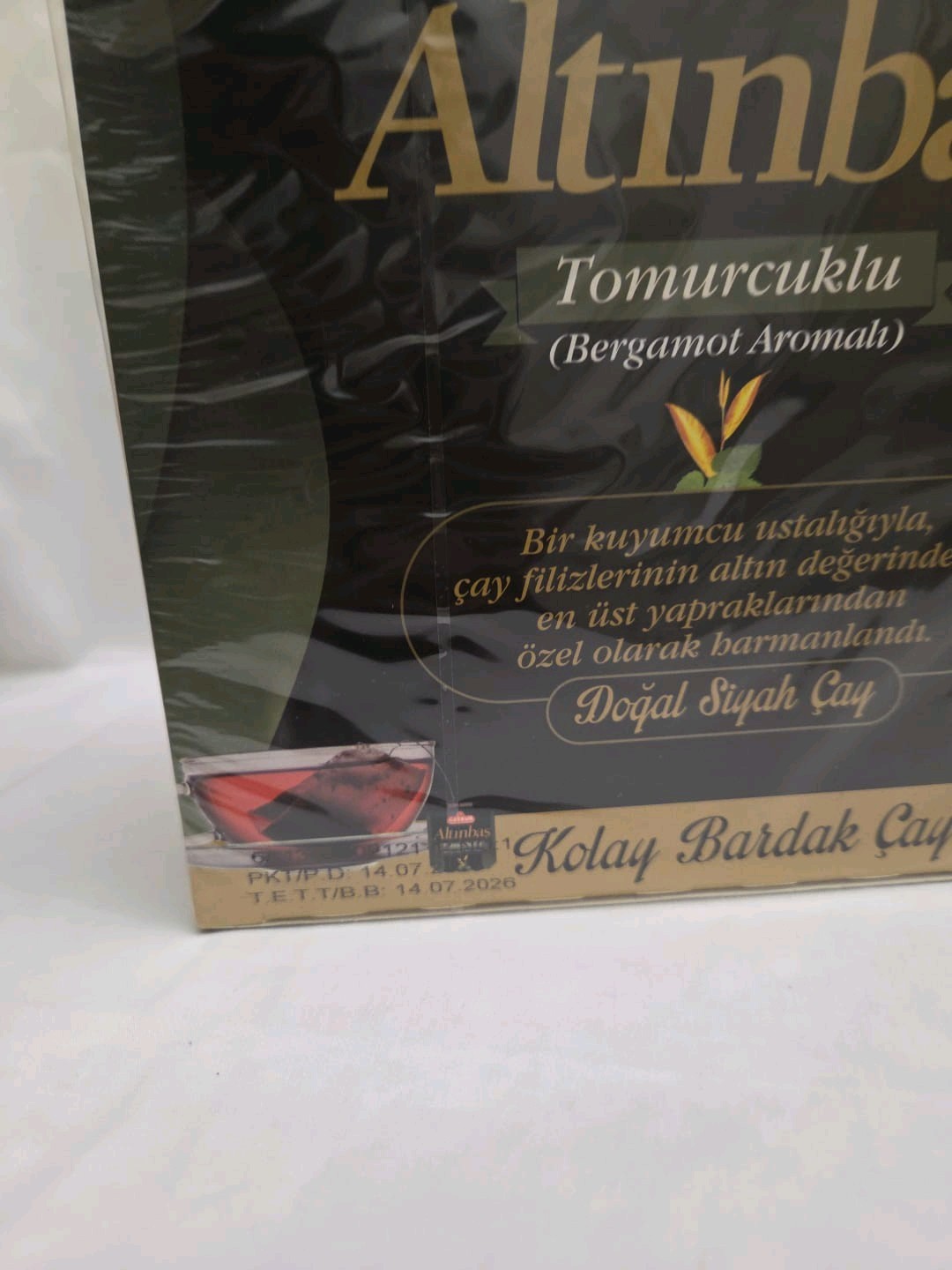 CAYKUR Altinbas Tomurcuklu , Kolay Bardak Cay 100 Teabags 200g/7.oz Exp:07/2026