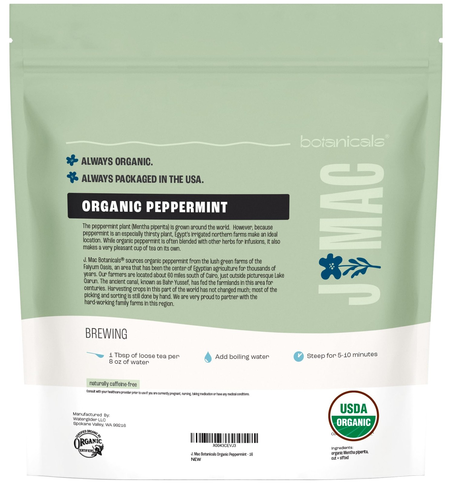 Organic Peppermint Leaf Tea