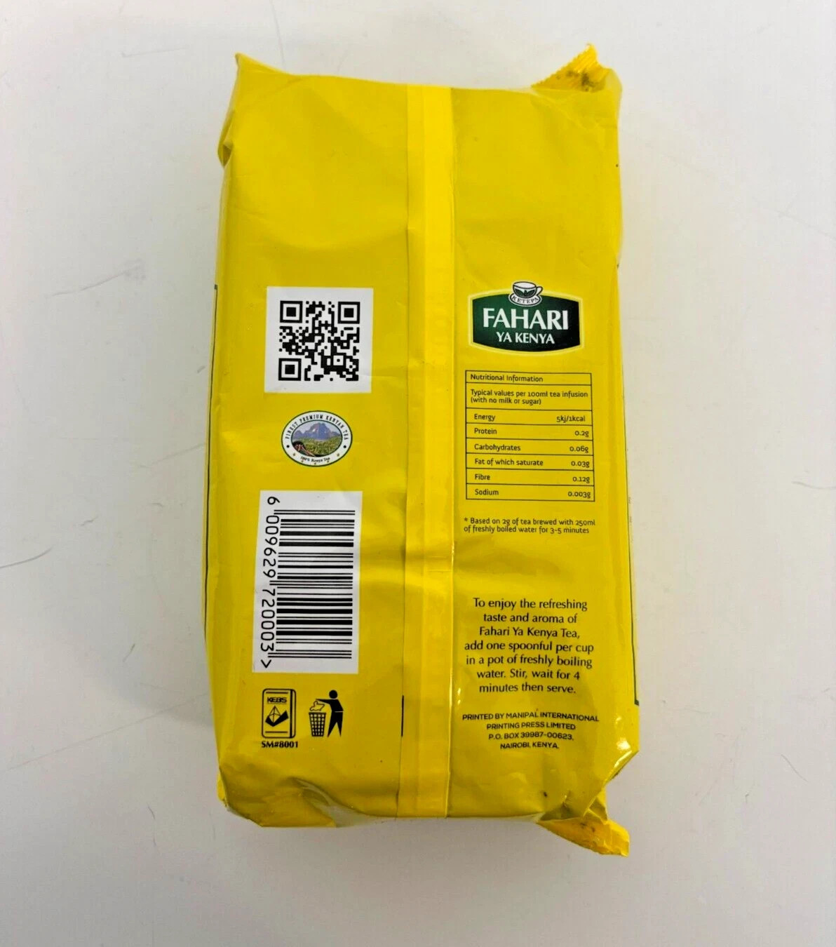 Fahari Ya Kenya 500g – Kenyan Black Tea Loose Leaf exp. Sept. 17 2028