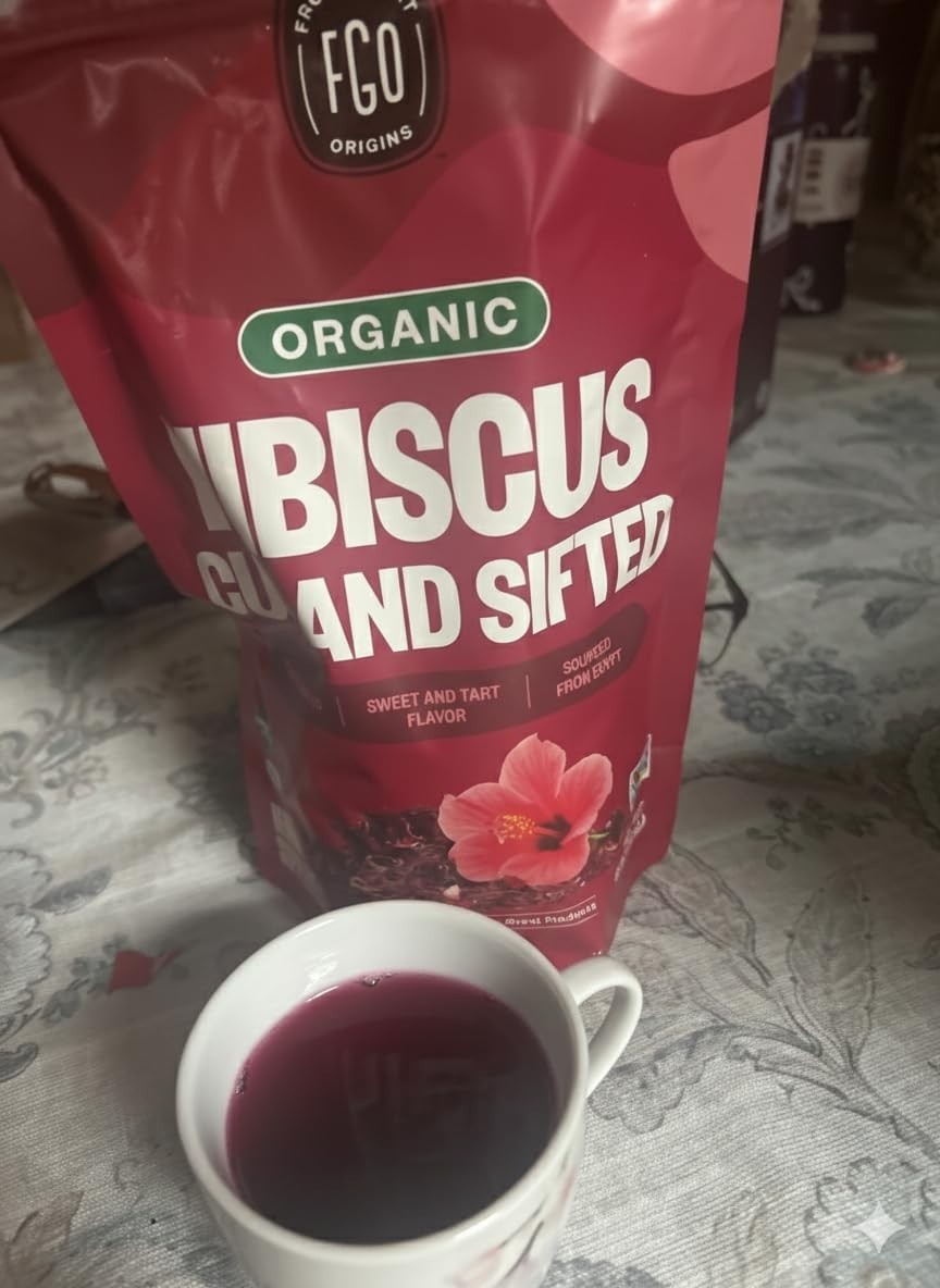 Eco-Conscious 100 Count Organic Hibiscus Tea – Sweet & Tart Caffeine-Free Bliss
