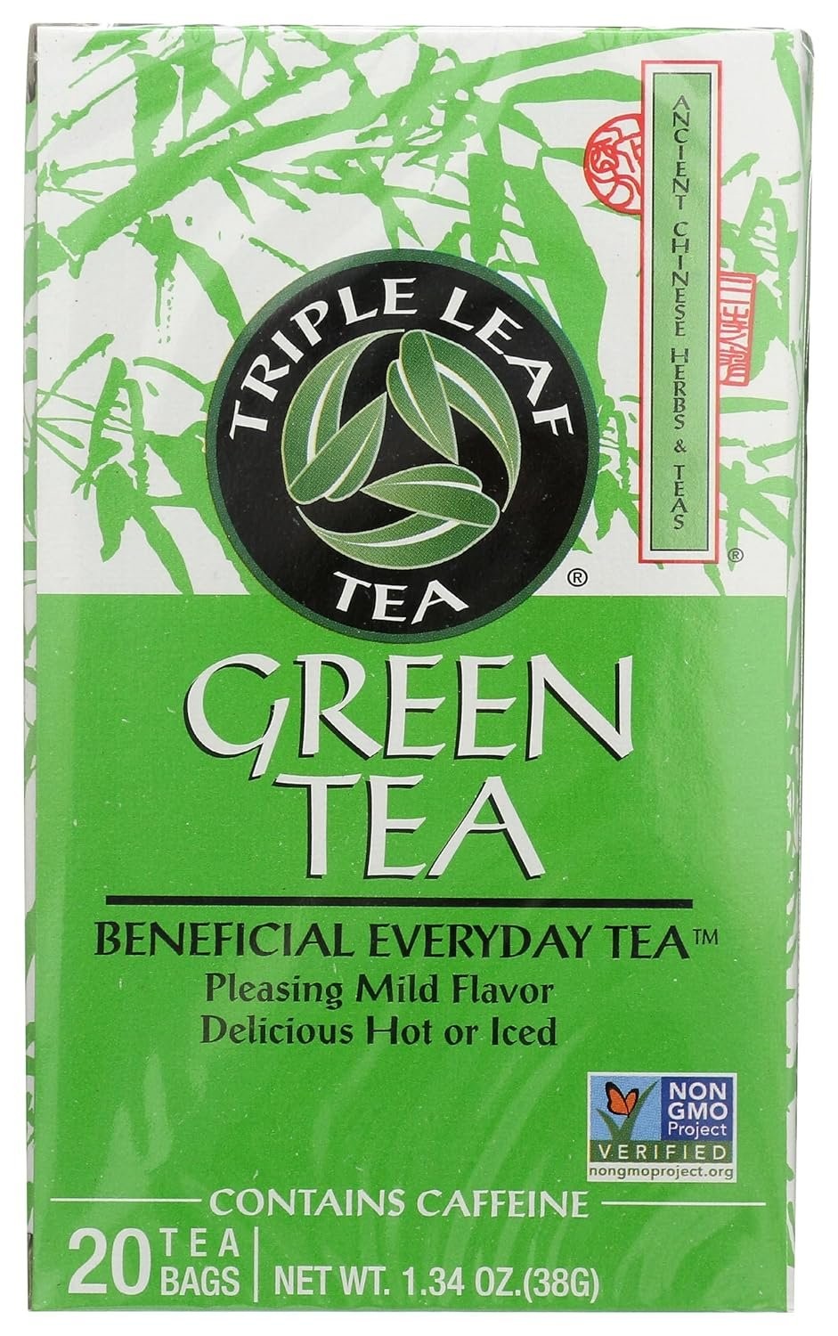 TRIPLE LEAF TEA – Green Premium Tea – 20 Tea Bags