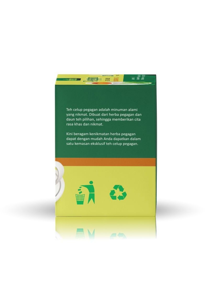 3x Pegagan herbal tea bags 40g (120g total) bundle, calm aroma ritual blend