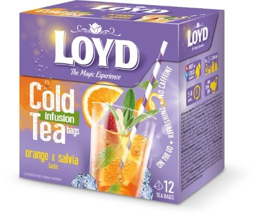 4 LOYD Cold Infusion Fruit Tea Orange & Salvia Flavor Boxes 30g 1.05oz