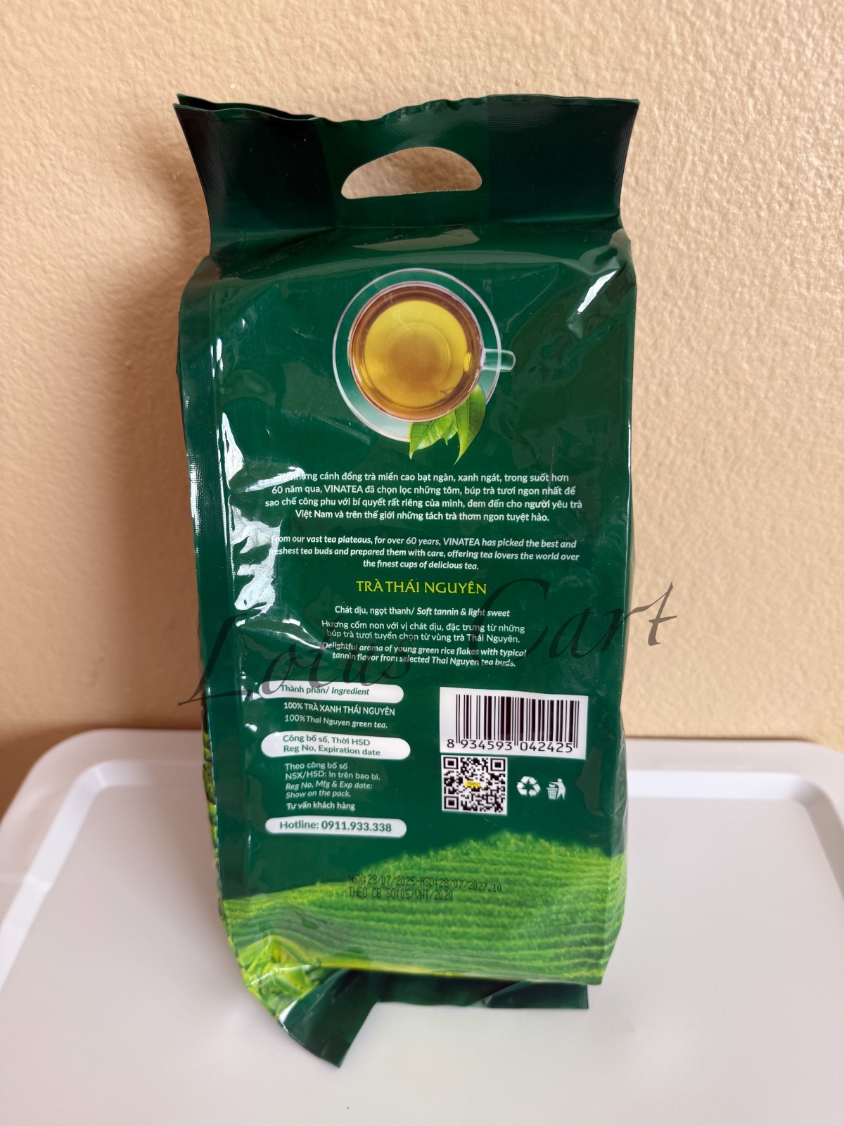 Vinatea Vietnamese Natural Green Tea, Tra Xanh Thai Nguyen, 420g